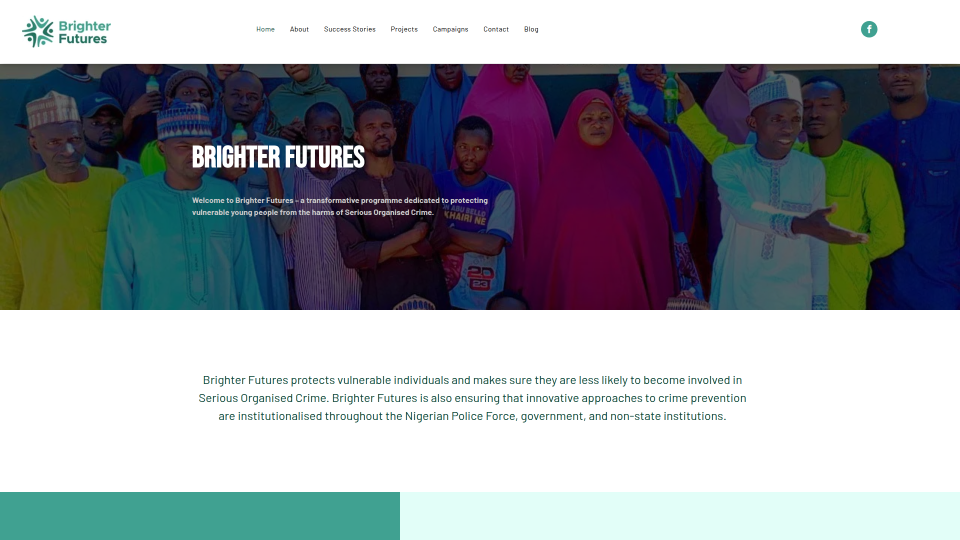 Brighter Futures Nigeria: Website for Youth Protection Programme