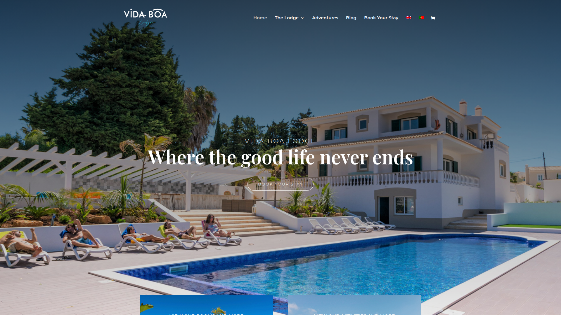 Vida Boa Lodge: Boutique Hotel Website & Automation Suite